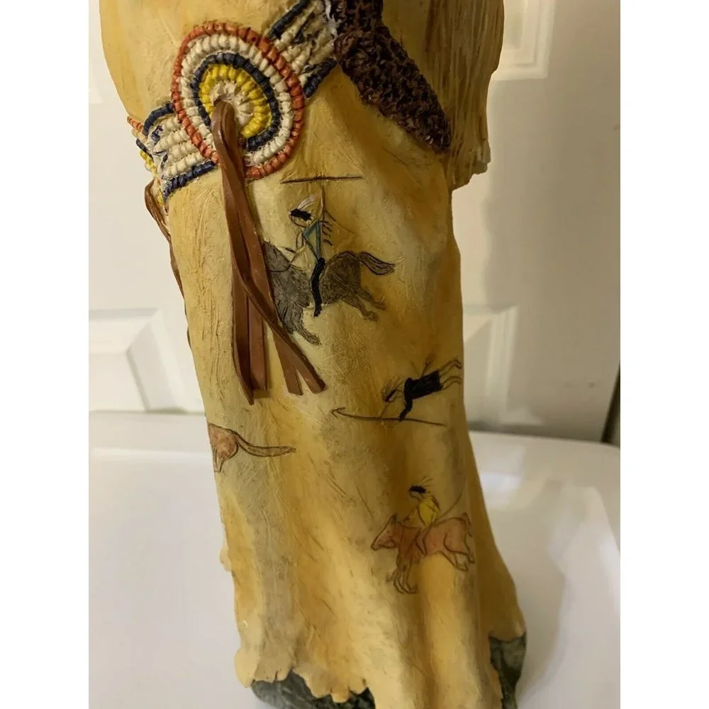 Native American Indian Resin Statue 21